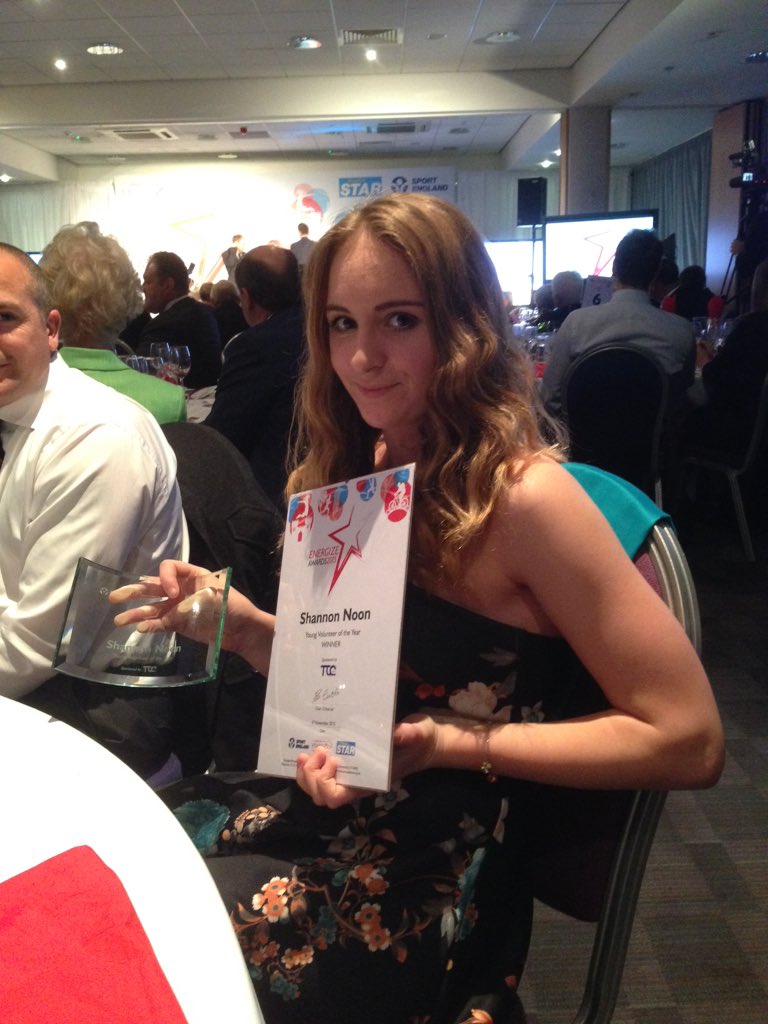 Young Volunteer of the Year award winner is <a href="/telfordlangsch/">telfordlangsch</a> Shannon Noon. Well done <a href="/ShropshireStar/">Shropshire Star</a> #energizeawards