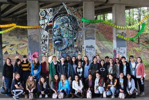 Northviewart's tweet photo. AP art history and AP studio had a great time at the BeltLine checking out @Divided_Mass work Tues! @briandowney15 https://t.co/s3TPqbRKbA