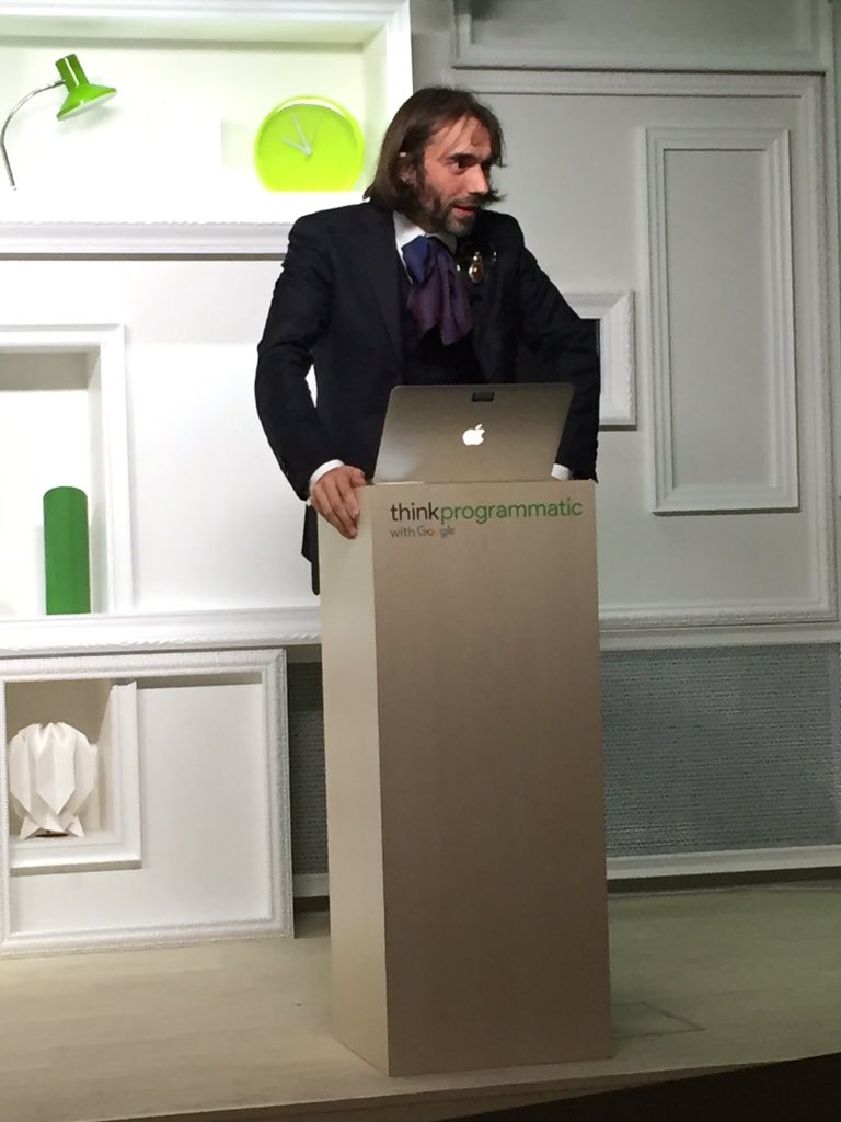 davidbasso's tweet image. Cedric Villani #google #thinkprogrammatic organisé par @AgenceUzik