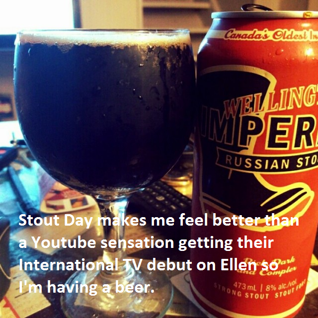 SoImHavingABeer's tweet photo. @WellingtonBrew #ImperialRussianStout #StoutDay #Beer #SoImHavingABeer https://t.co/UsBlRLZ2md