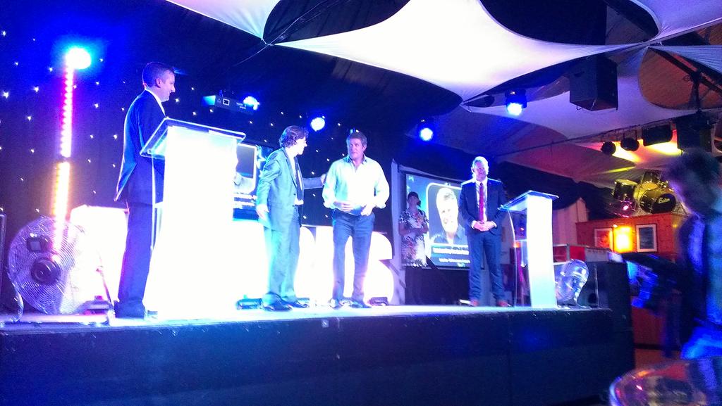 HXCourier's tweet photo. Congratulations to Andy Day. Winner outstanding service award(player) #hxsports2015 https://t.co/5GwS0iGCrJ