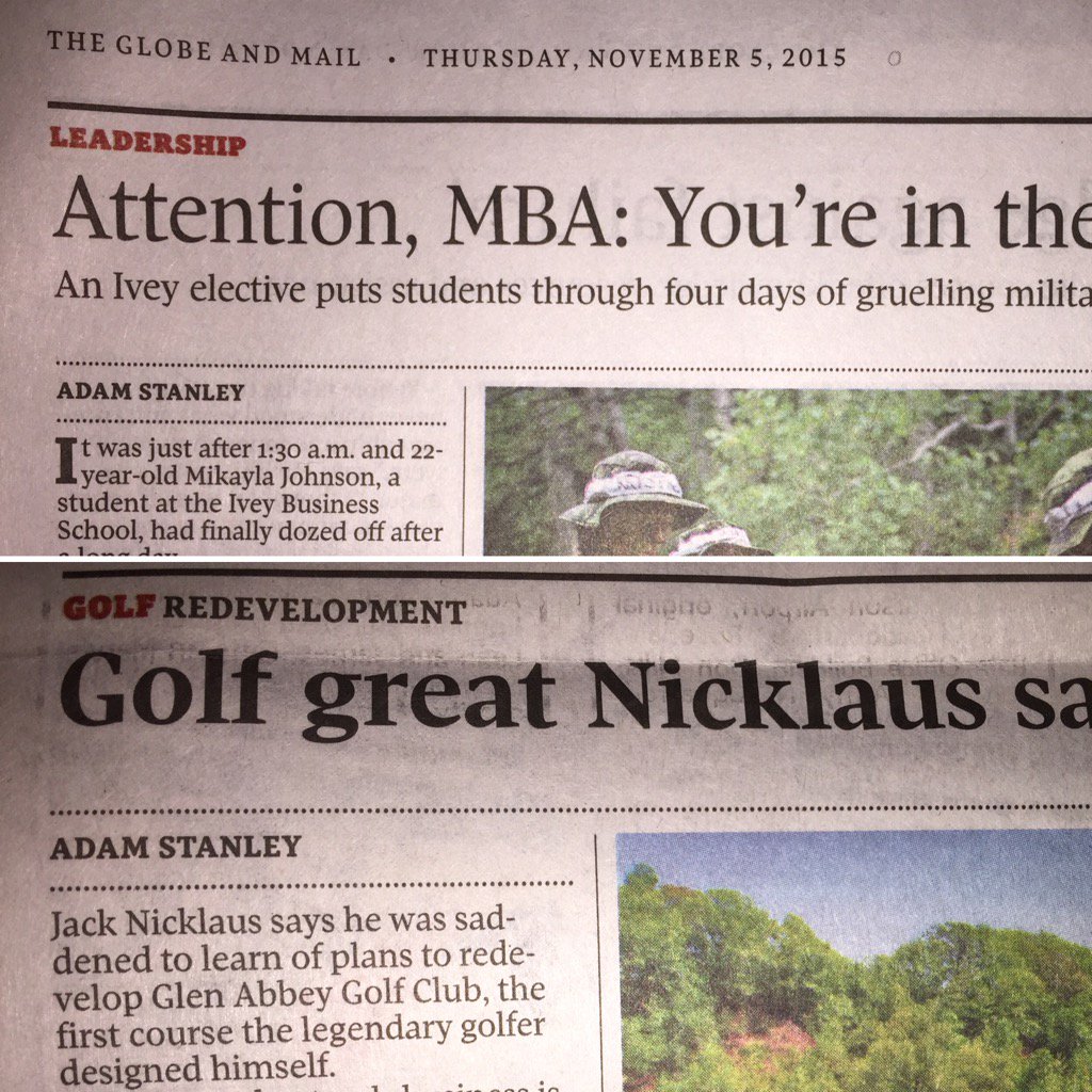 Nice day to buy a <a href="/globeandmail/">The Globe and Mail</a>