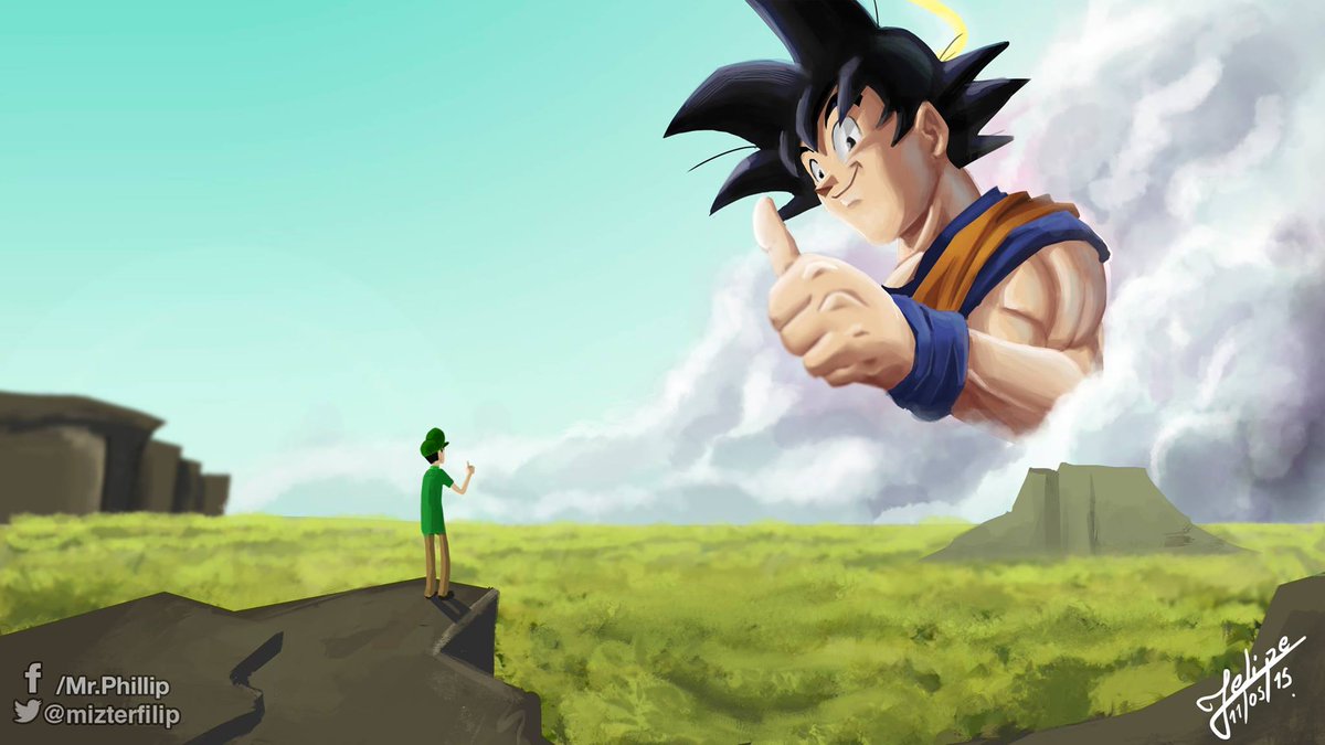 Fernanfloo's tweet photo. 7 MILLONES de suscriptores en youtube!!.....GRACIAS GOKU LO HEMOS LOGRADO :D :`v =)...Dibujo hecho por @mizterfilip https://t.co/CZ01PZbRIm