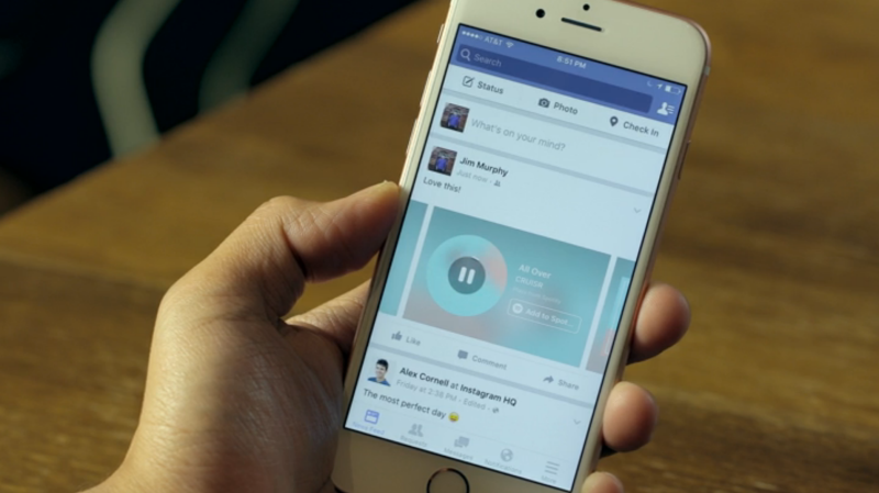 twentykhz's tweet photo. Facebook's iOS app now makes 30-second previews of your favorite songs https://t.co/OQC0AXh14c https://t.co/oBtjNLy52c