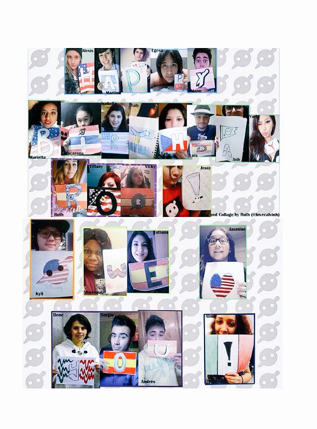 HAPPY BIRTHDAY ROB!!! I LOVE YOU SOOOO MUCH! I was in this collage (the heart) I hope you like it!     