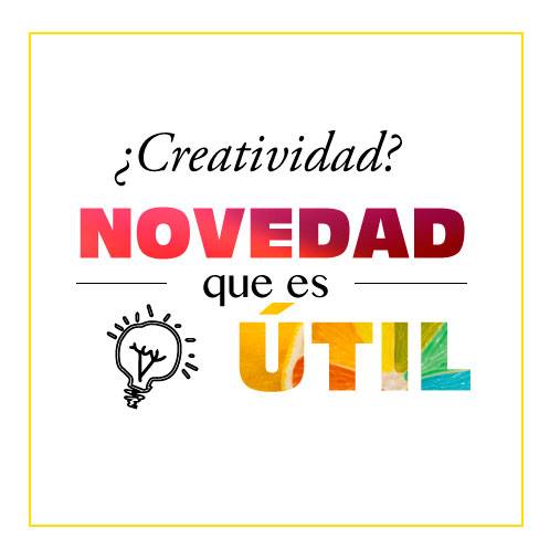 Podemos definir a la #Creatividad como una novedad que es útil. goo.gl/9tj0Ex 😉