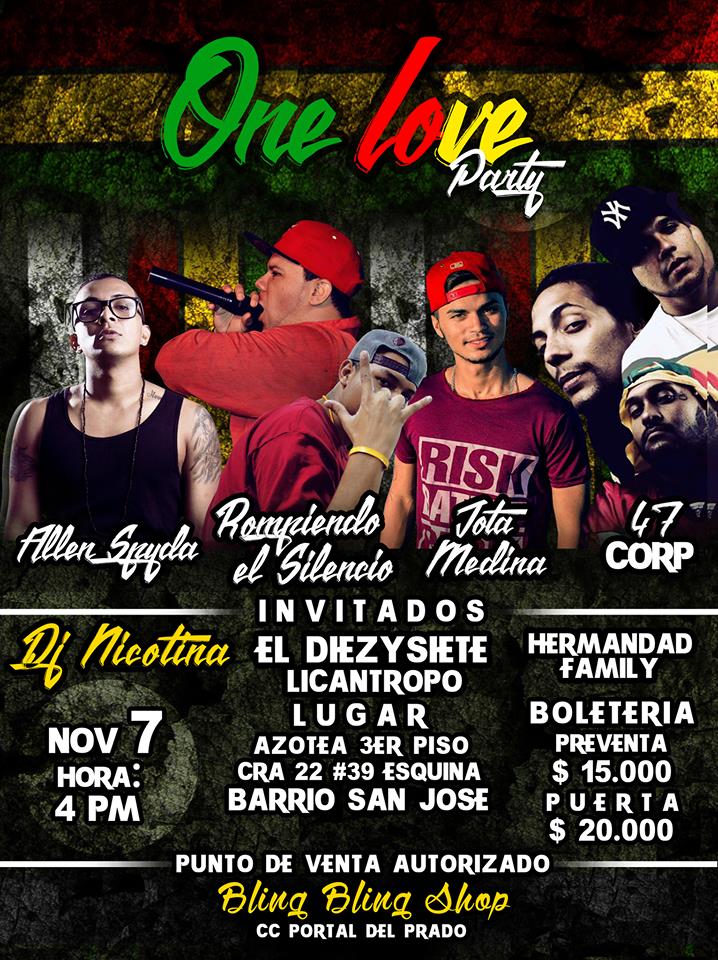 NicotinaSound's tweet photo. Gente!! gozate esta gran reunion de mc's al ritmo del rap el dancehall, el trap @LICAPUPILETO @47Corp #OneLoveParty https://t.co/uoAKPMgDSQ