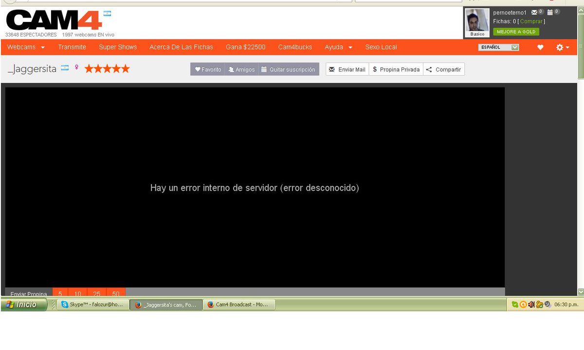 PernoEterno's tweet photo. @Cam4Support  dejo constancia del error.  https://t.co/B2bwlbY28j https://t.co/0BGDA12v7C