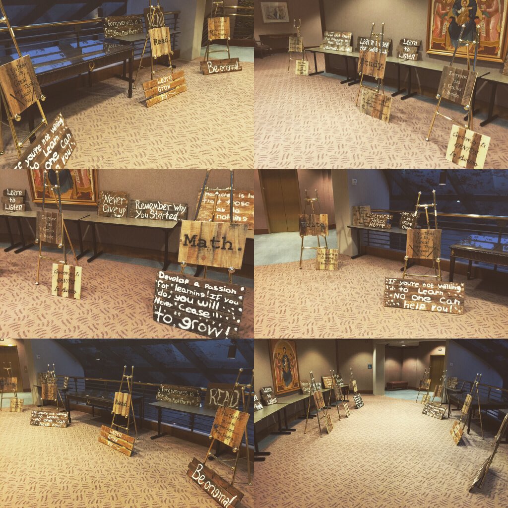 LoveBeyondWalls's tweet photo. Amazing to have #lovebeyondwalls invited to set up #dignityart at the Carter Center tonight. #lovebeyondwalls https://t.co/x6uUlETC6F