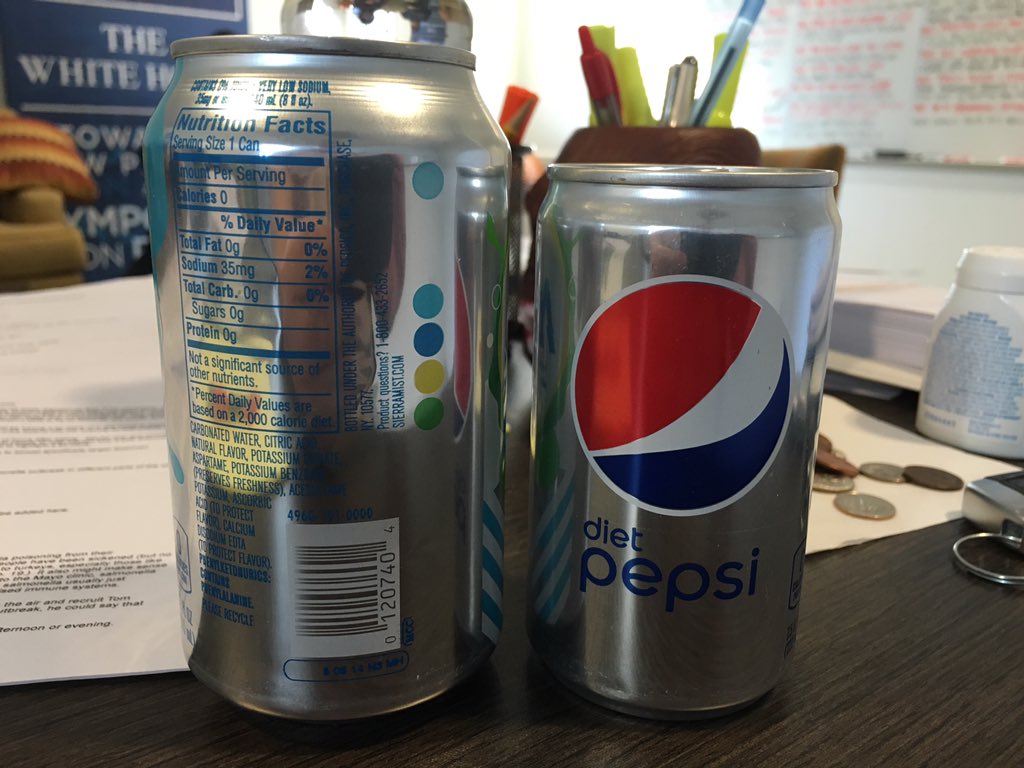 DavidHMandel's tweet photo. #dietpepsi #tinycan sent my assistant to 9 stores and all she could find was s couple of these. #bringbackaspartame https://t.co/kJ82oOMtVk