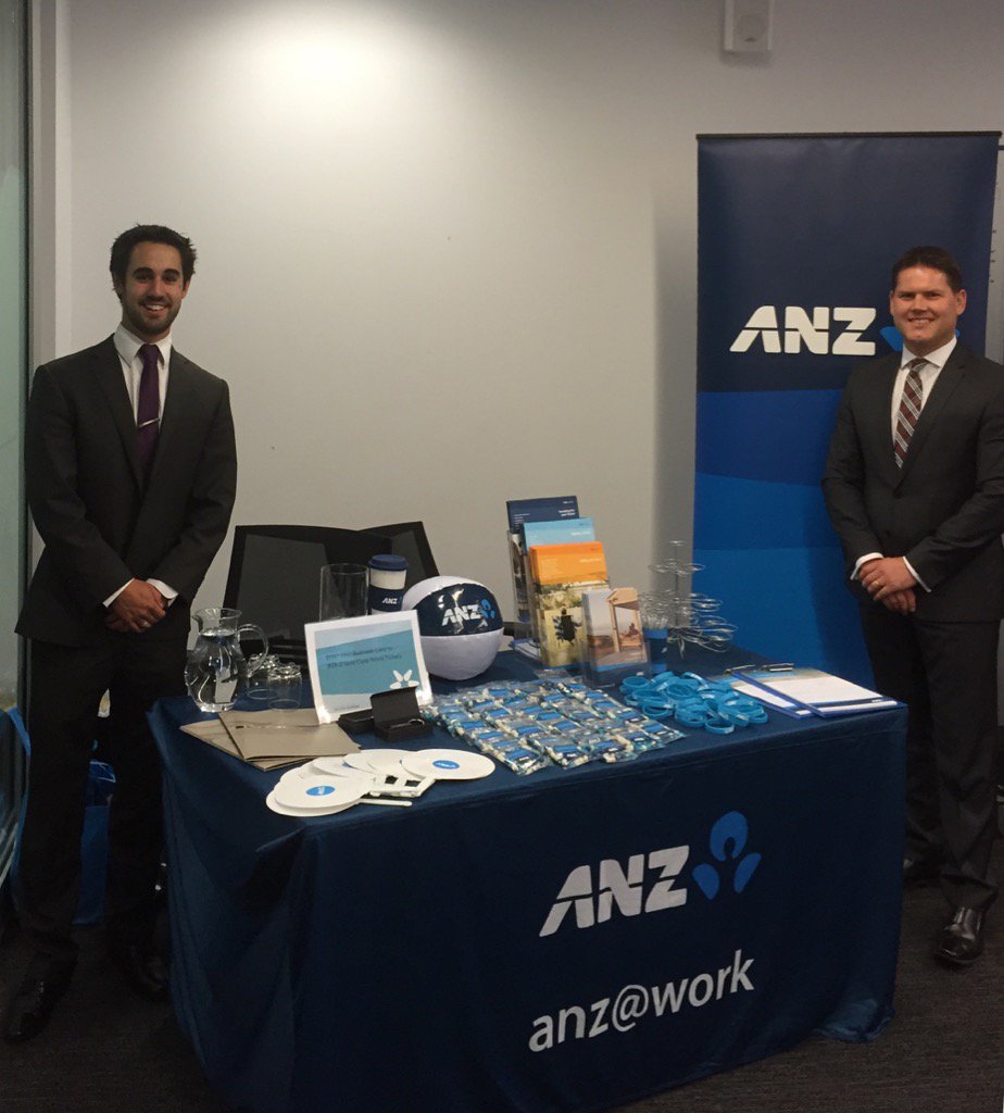 Out in the community promoting anz@work benefits, is it time to review your banking? #ANZKWS <a href="/TVestris/">Taelor Vestris</a> <a href="/Mitch70Wood/">Mitchell Wood</a>