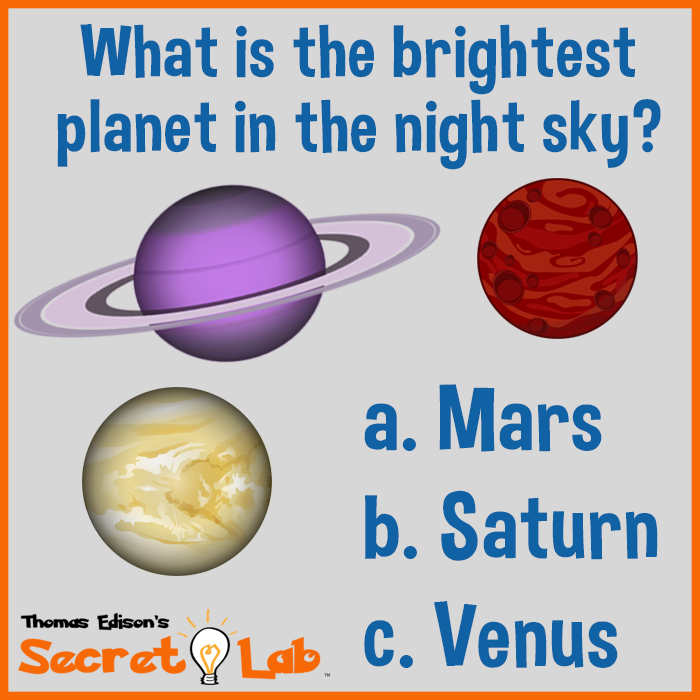 EdisonSecretLab's tweet photo. Do you know your #astronomy? #edisonsecretlab #venus #mars #saturn https://t.co/1I1F9SVy9E