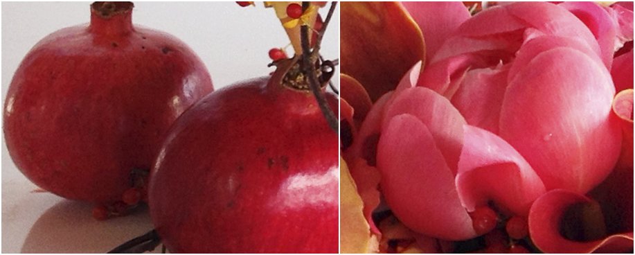 We have a few spots left for next week's design class--Think PEONIES &amp; POMEGRANATES and holiday tabletop ideas!