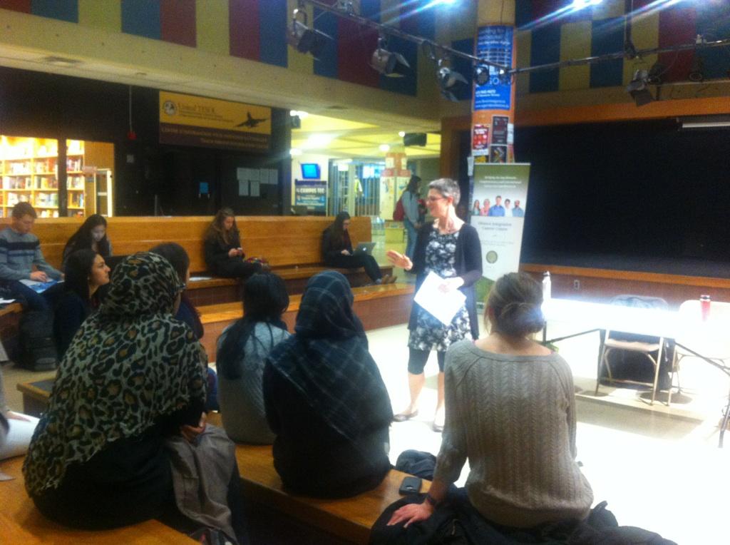 Dr. Gillian Flower, ND presents to the University of Ottawa @oiccsupport club about nutrition and cancer.