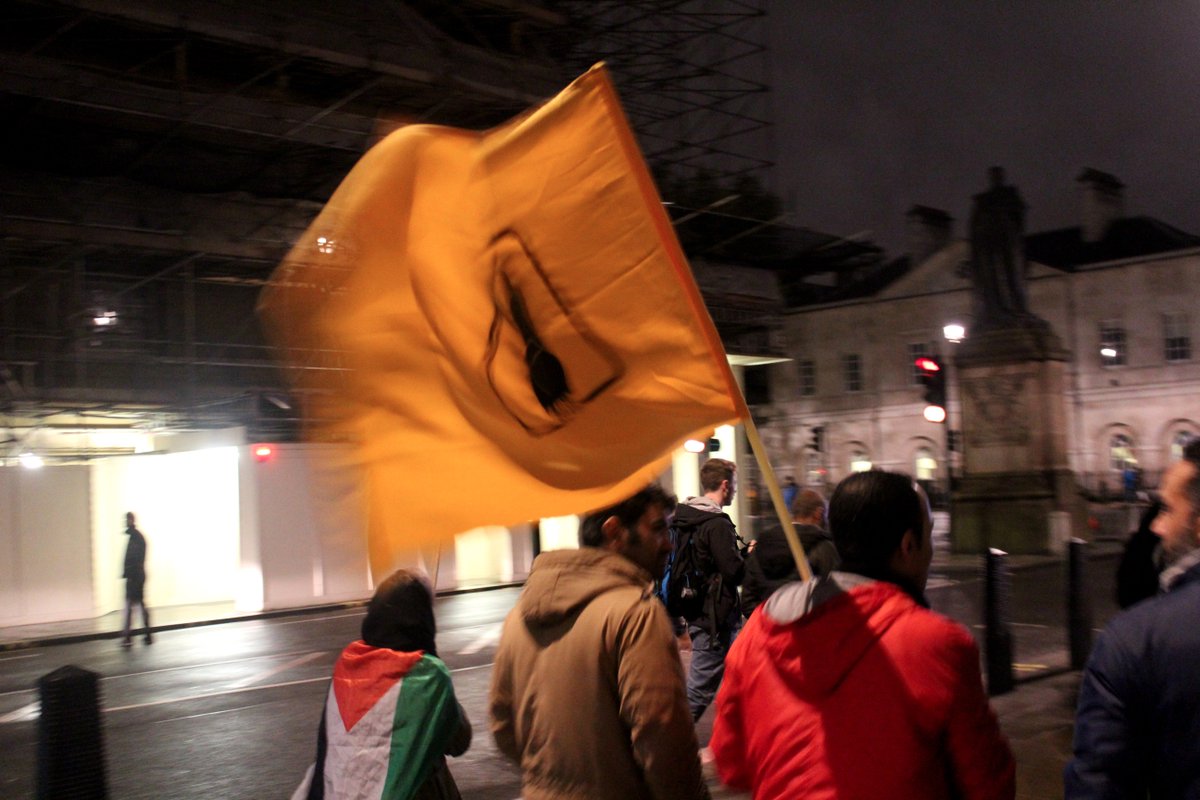 benjamescain's tweet image. #MillionMaskMarch