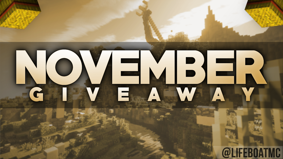 LifeboatNetwork's tweet photo. We're having an UberVIP Giveaway!

RT and Follow to enter!

Picking a New Winner Every 500 RTs!

#mcpe #lbsg

🍂☕️ https://t.co/2NTe5oVxqH