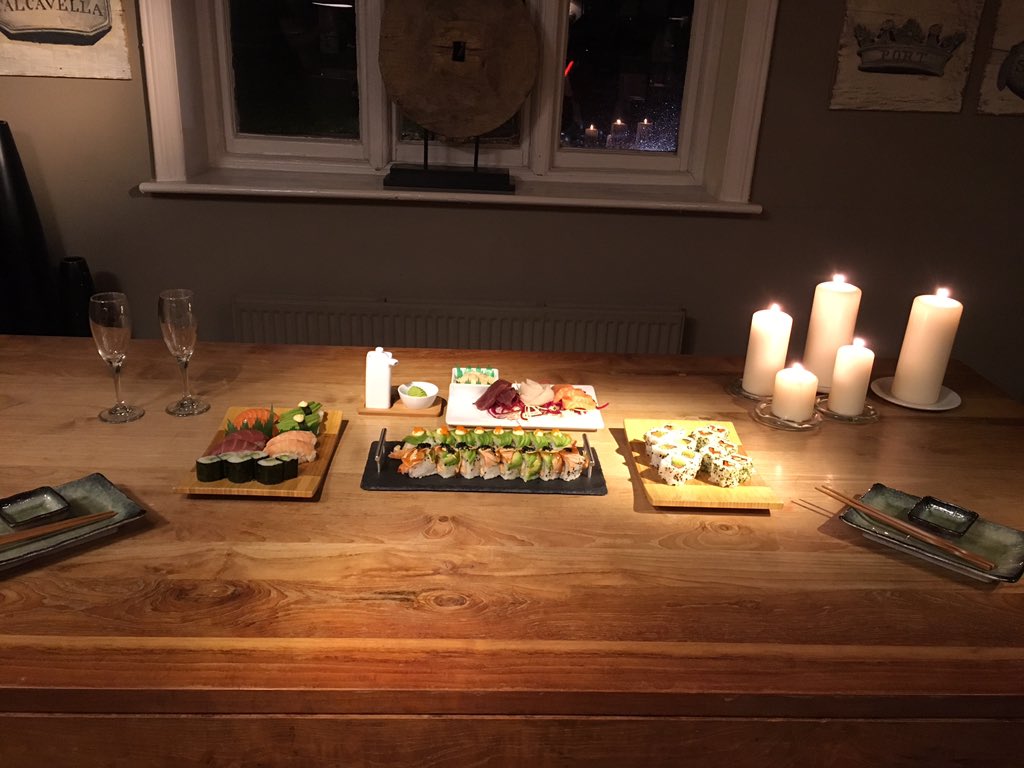 TWkitsu's tweet photo. Our sushi on TV show😁 https://t.co/eOG2BYk4Q8