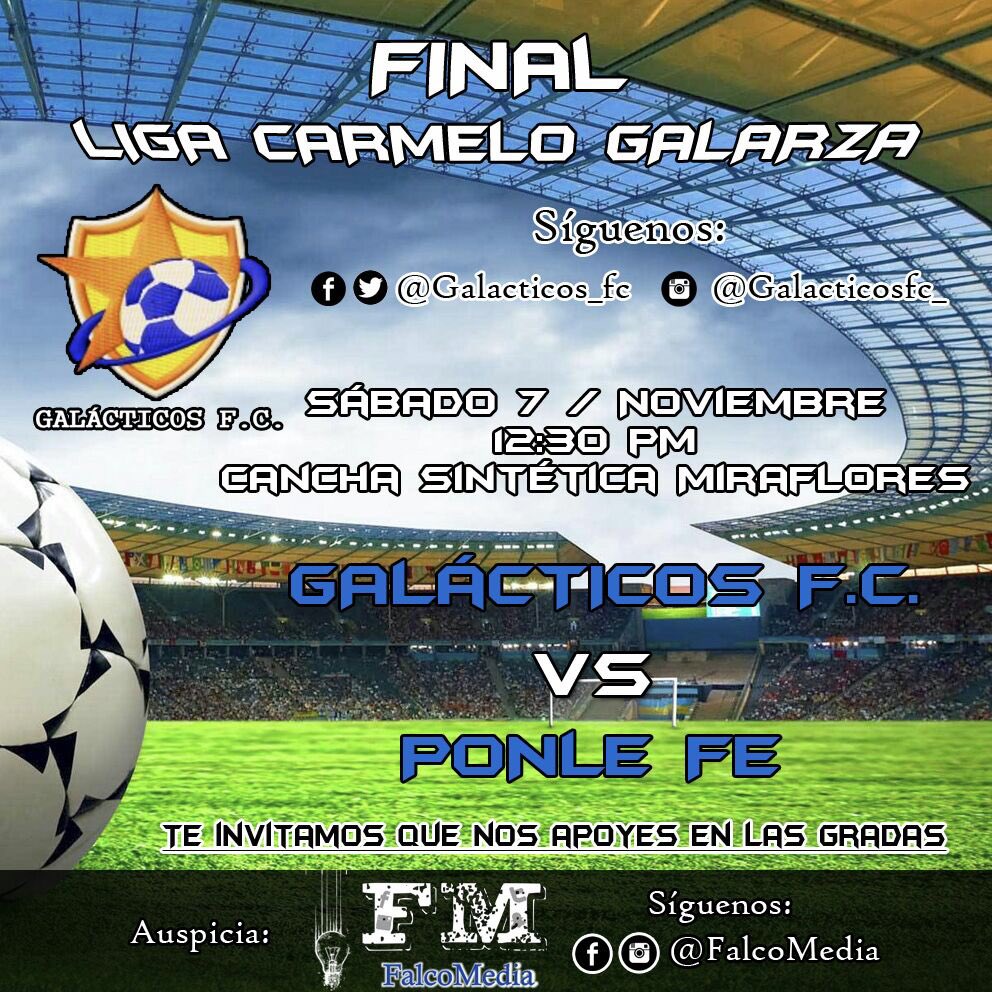 FcGalacticos_'s tweet photo. Este año queremos ser campeones, vamos por la final, están todos invitados, VAMOS GALÁCTICOS  ⚽️🏆 https://t.co/nJVBETL23l