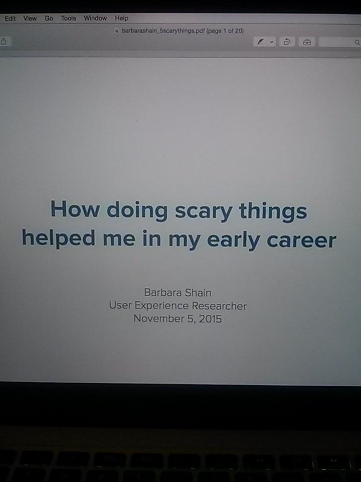 barbarashain's tweet photo. So honoured and excited to present at #idx20x20! Get outta your comfort zone :) https://t.co/H1TMxxBYY0