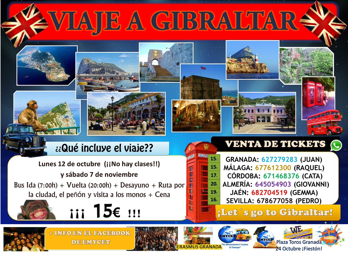 emycet_malaga's tweet photo. Viaje a GIBRALTAR por solo 15€!!!!! https://t.co/eGWAbOLGk0