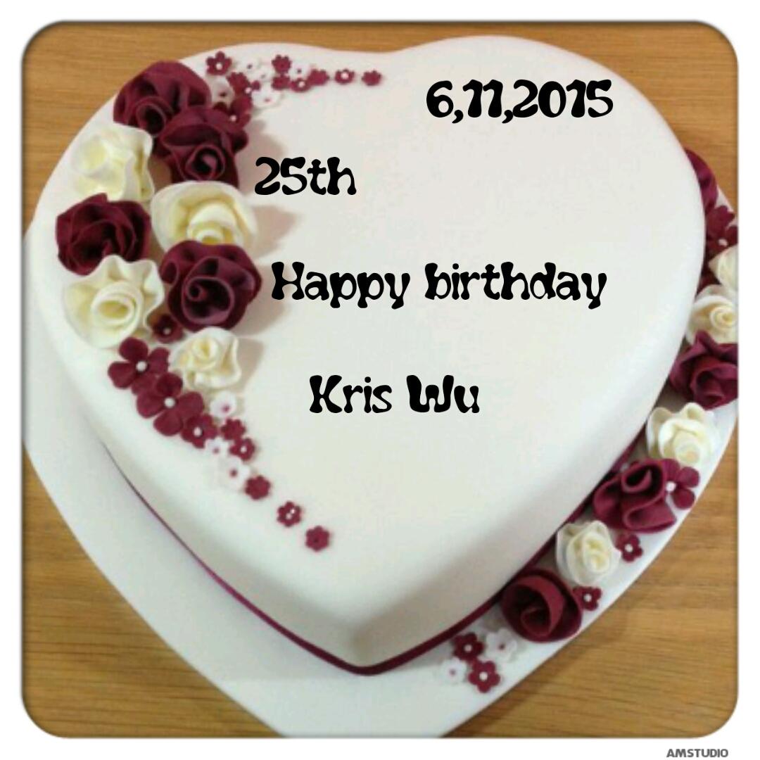 Happy birthday Kris Wu,be  happy and successul in ur life,I trust u that u ca do the best. 