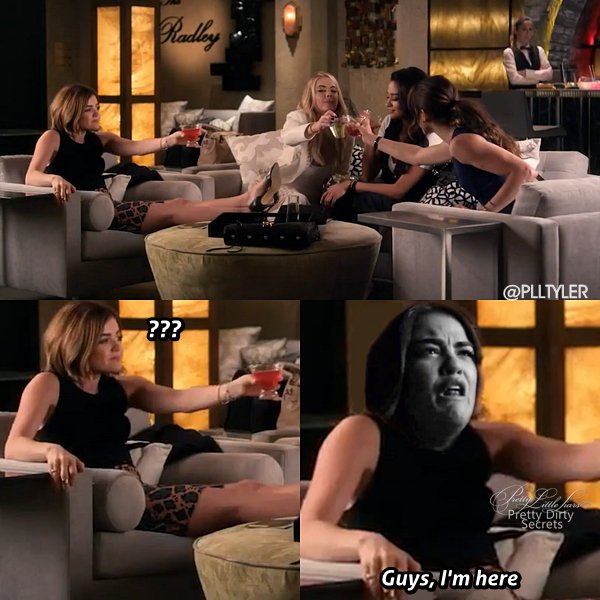 PLLBigSecrets's tweet image. I'm dying! 😂 #PLLTimeJump instagram.com/plltyler