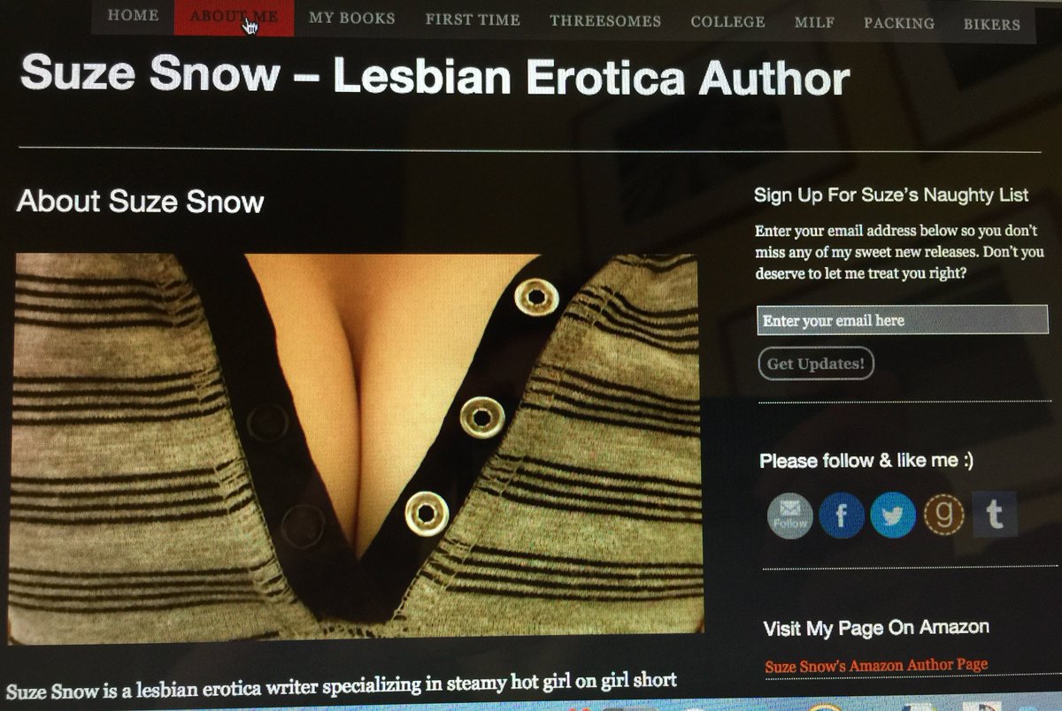 😍I'm happy to announce my new website: suzesnow.com    #lesbian #lesfic #romance #erotica #sexy #FF #FFF😍