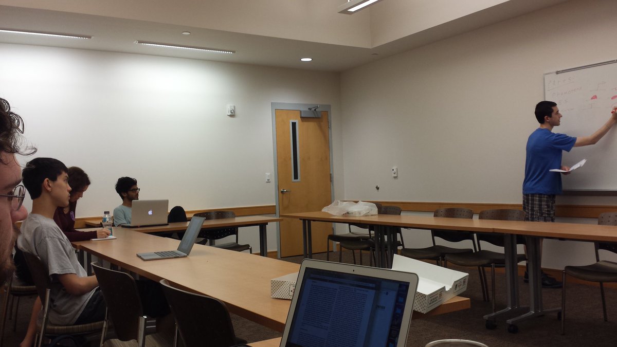 Vanderbilt_iGEM's tweet image. First journal club of the year! #muchlearning