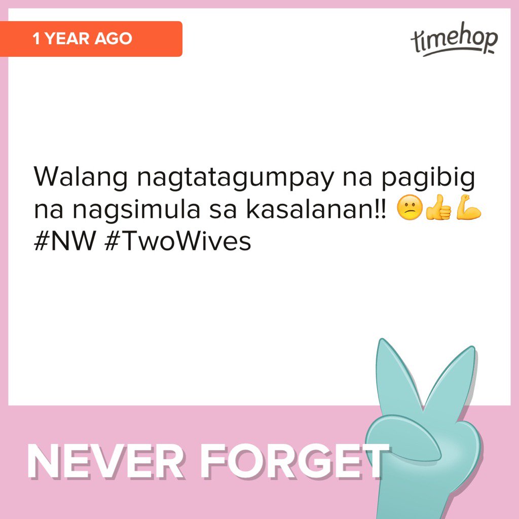 itsmeshepot's tweet photo. Never forget #timehop https://t.co/6Y2Bhjj7nf
