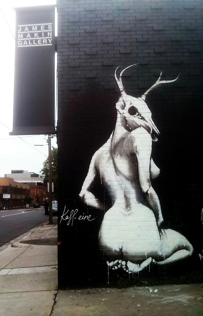 vettinorthcote's tweet photo. Super #Kaffeine #Geloy collab at @makingallery - can't wait to see #Phoenix2015 tonight! #streetart #art #aerosol https://t.co/MaSfQboxZb