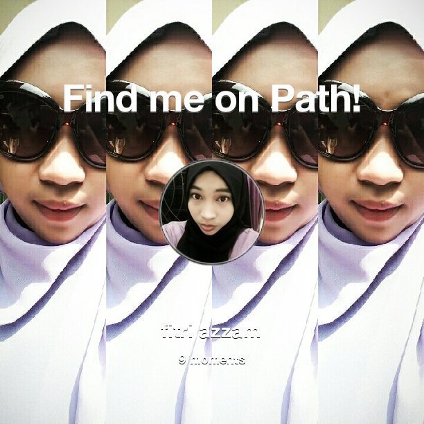 fithree_v's tweet image. Find me on #Path now! Go to: path.com! #thepersonalnetwork