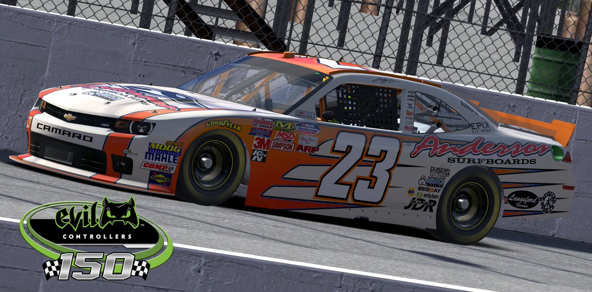 JDRGraphics's tweet image. @UpperEdgeRacing  #EvilControllers150 at New Hampshire. @CFIBroadcasting at 9PM ET/6PM PT Unleash the #WorldFormula