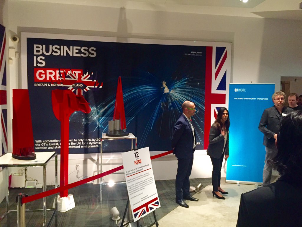 caBritish's tweet photo. Thank you @KevMcGurganFCO & @UKTI_Canada for helping welcome our Country Director Mariya Afzal at #12DaysofGREAT tn! https://t.co/7fkmQTT8Fq