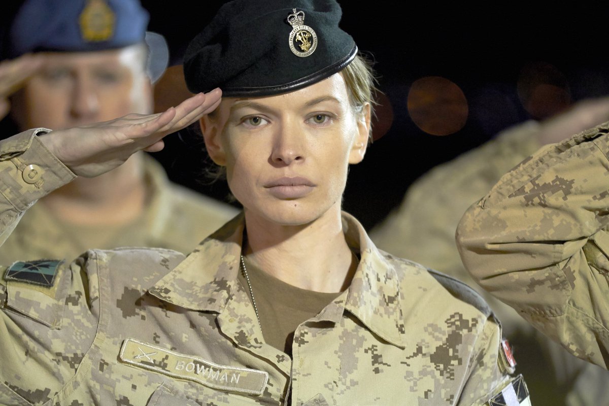 CanadianArmy's tweet image. Actress Christine Horne discusses her part in the filming of #HyenaRoad at CFB Shilo: ow.ly/Uj7dD