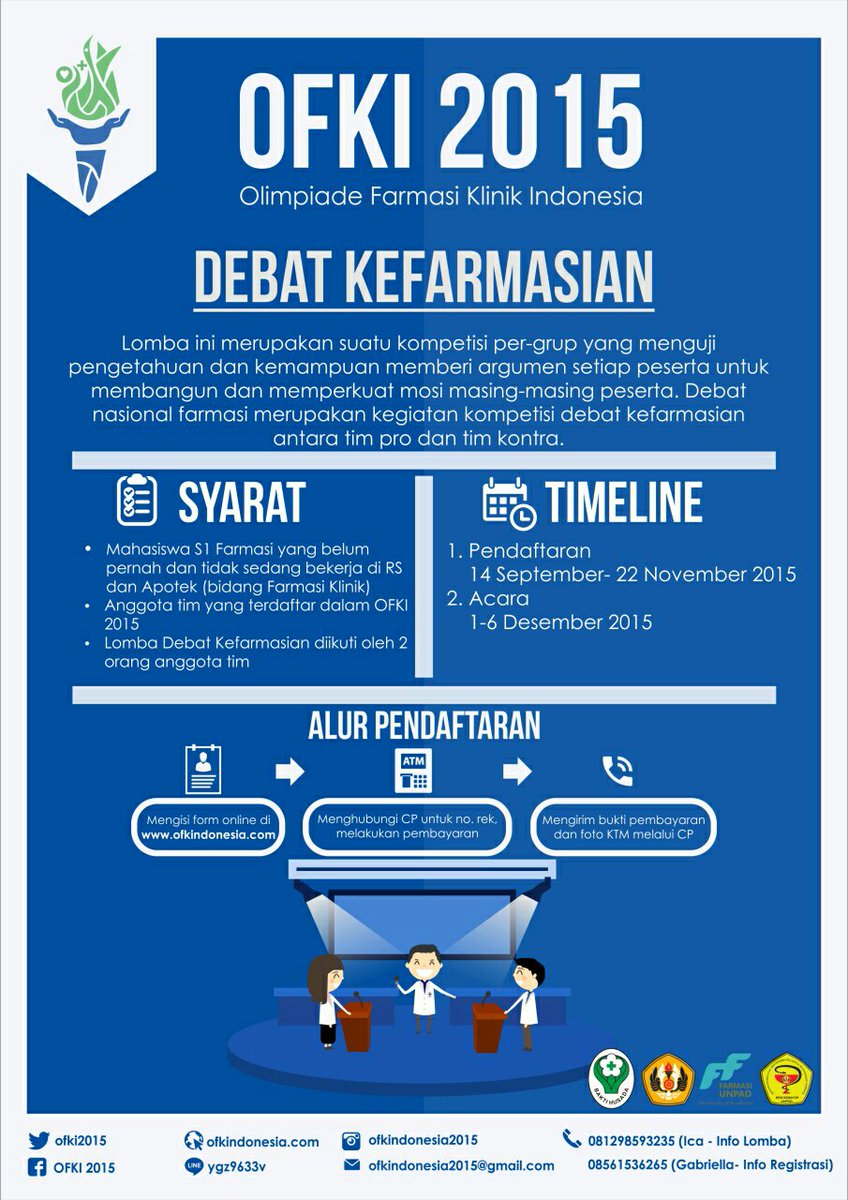 ofki2016_'s tweet photo. Yang ingin menguji kemampuan berargumen, yuk ikutan OFKI https://t.co/nLaJdhPzDf