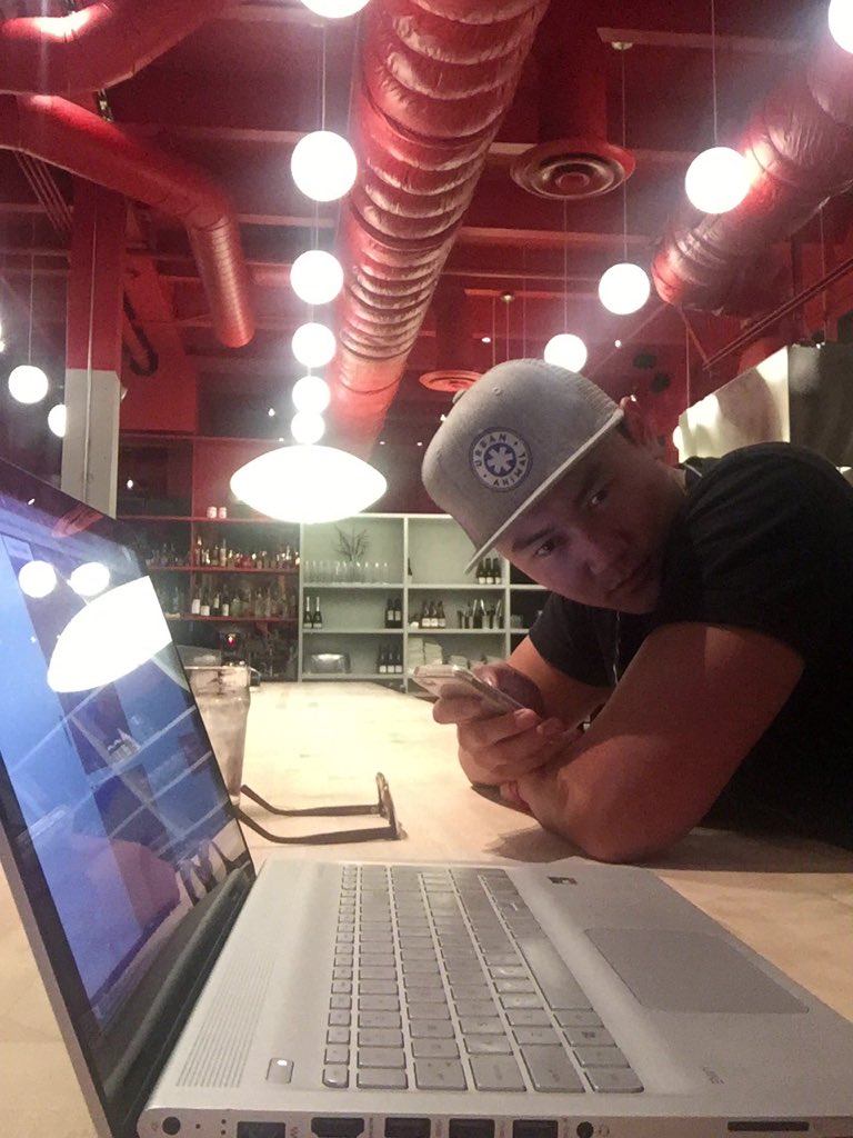 troveseattle's tweet photo. Paolo working on finding us some new plates while trying to be "discovered" #troveseattle #makemeamodel https://t.co/RHiDewNEk5