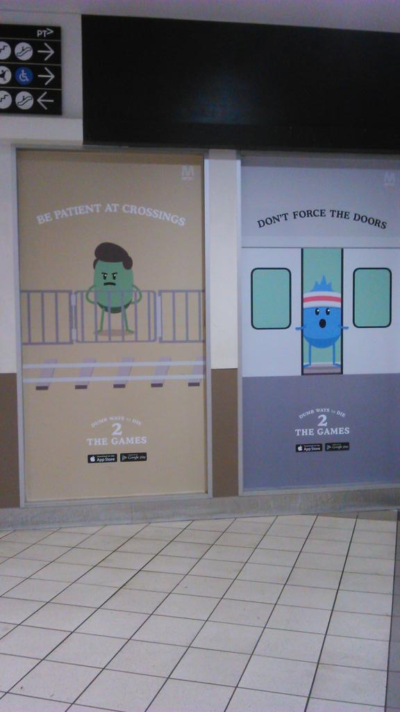 PennyRobaus's tweet photo. Spotted a new #dumbwaystodie mural at Flinders St station, near platform 10, today. #healthpromotion #sphpm #dwtd2 https://t.co/qBHyGvd5oZ
