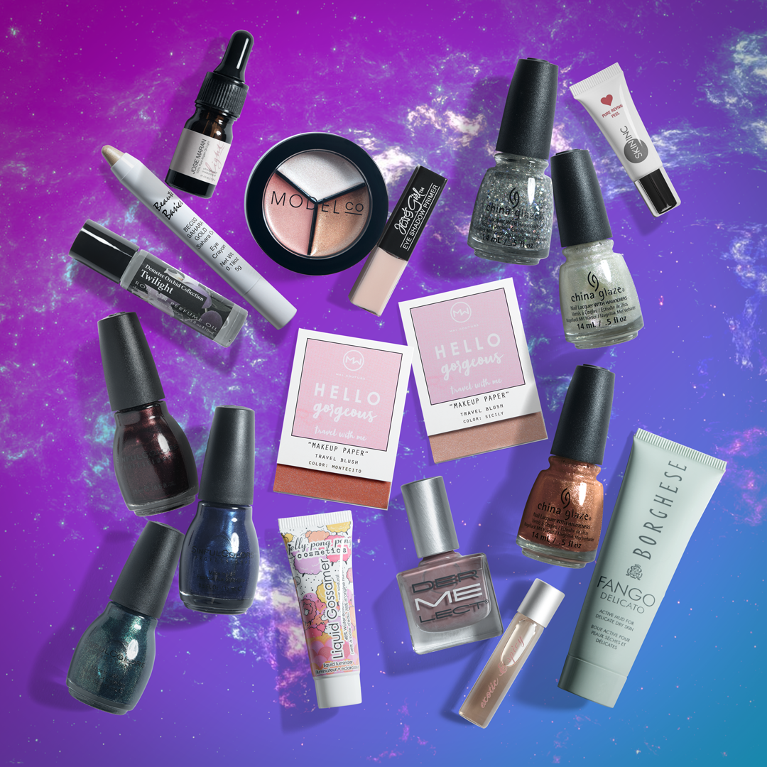 IPSY's tweet photo. SNEAK PEEK #4: RT if one of these will illuminate your glow from within. #ipsy #NovemberGlamBag #BeautyBlast https://t.co/Sx9DeR25ik