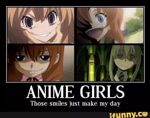 Anime girls are cute - iFunny  Anime memes funny, Anime funny, Funny memes  about girls