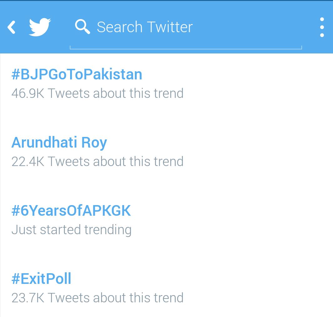 St_Hill's tweet photo. India's top trending topic and Pakistan's top trending topic https://t.co/SQahy9XJ9I