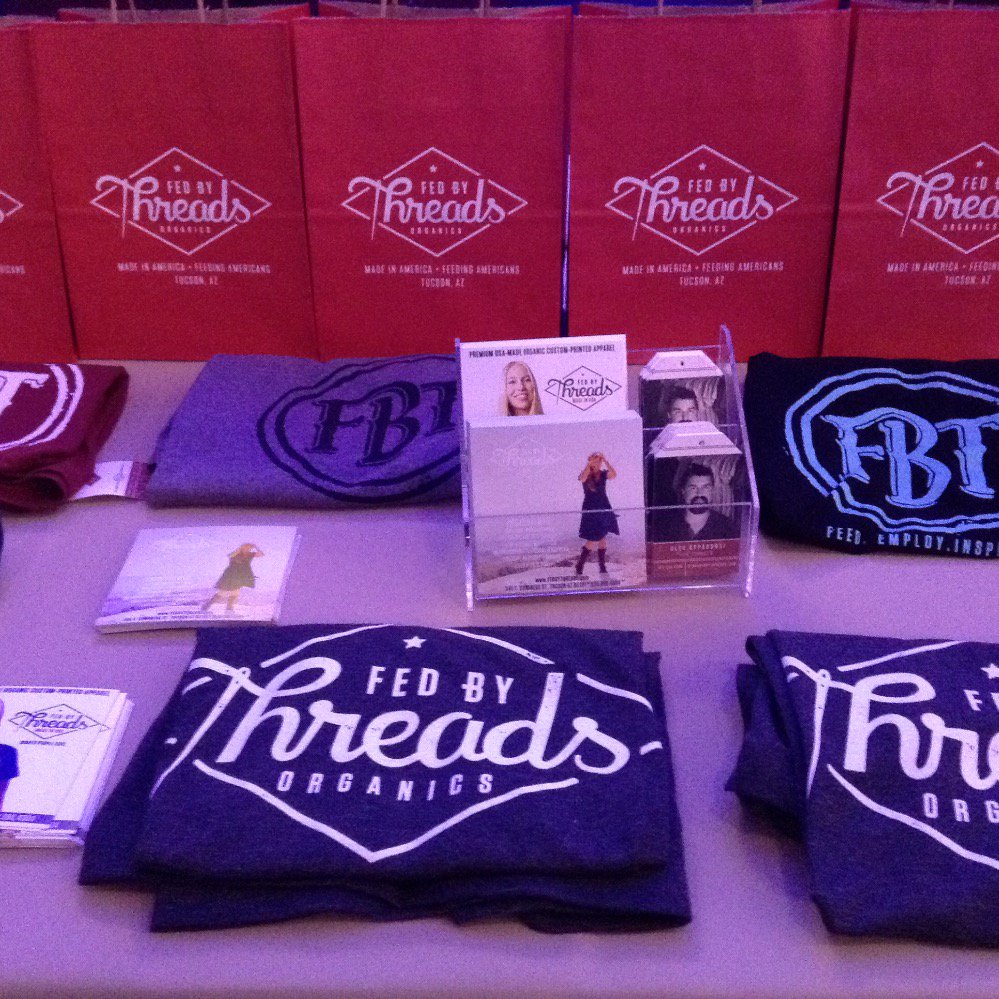 perlajones's tweet photo. Organic made T-shirts by Alok Appadurai #FedByThreads good luck tonight! #getstartedtucson https://t.co/HuqMcgXcXP