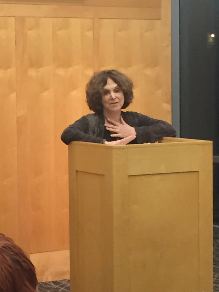 mzspell's tweet photo. @susankuklin talking about her book #BeyondMagenta sharing the stories of trans teens @MultCoLib https://t.co/kcBaShEgn3
