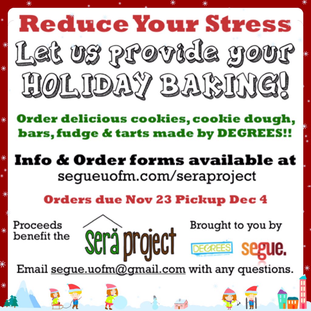Segue_UofM's tweet photo. #SerăProject @DegreesDiner @umanitoba @UMSU103 End child sex trafficking. Encourage food security. Educate girls. https://t.co/T2QsvyVpXc
