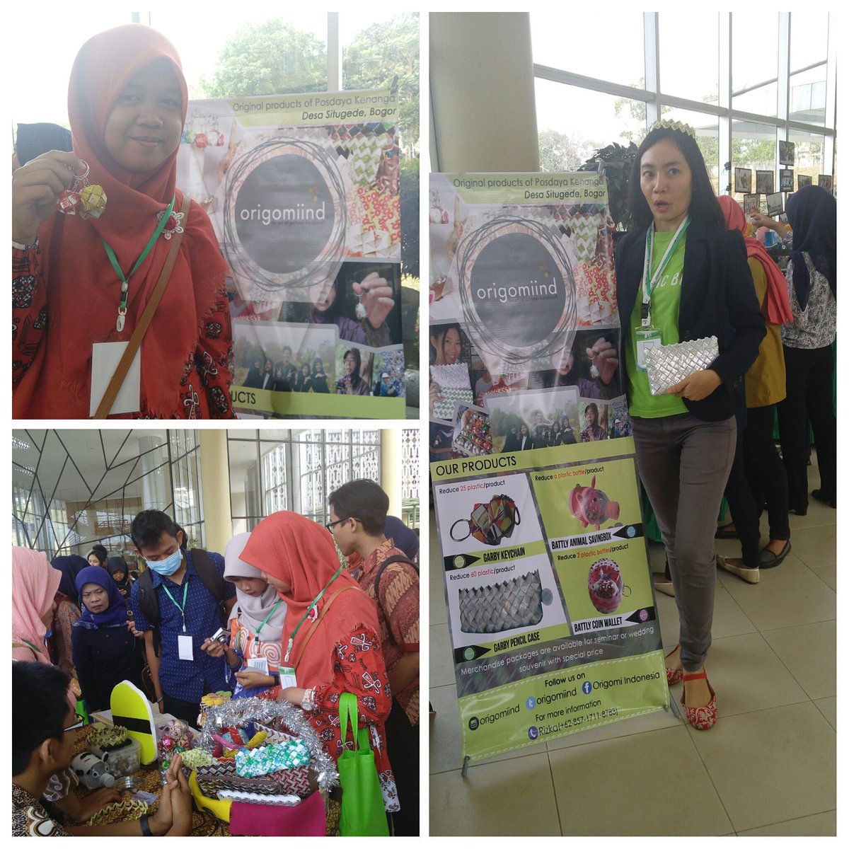 origomiind's tweet photo. Thanks for coming to our stand on Indonesia Environmental Summit 2015 😘😘😘 https://t.co/ZJZP0bUjdd