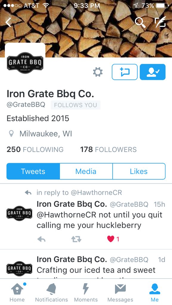 Naplestan's tweet photo. If you like locally smoked meats plz #follow @GrateBBQ #smokelife #smokeporn #bbq #MilwaukeeMeat #mkeBBQ. #eatlocal https://t.co/kK5lMJvSJV