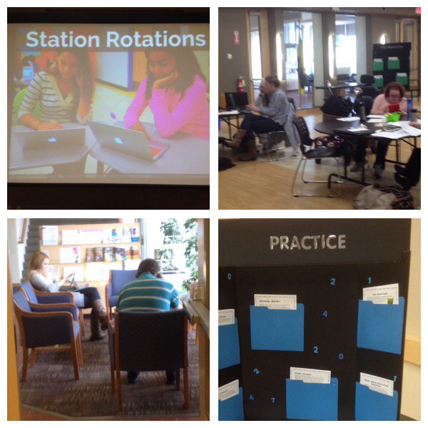 ButcherCarole's tweet photo. Investigating apps and sites for #technology and  #blendedlearning at the #STFMathBlend workshop. #SPDU @TJTerryJo https://t.co/Xoa4hSZVH7
