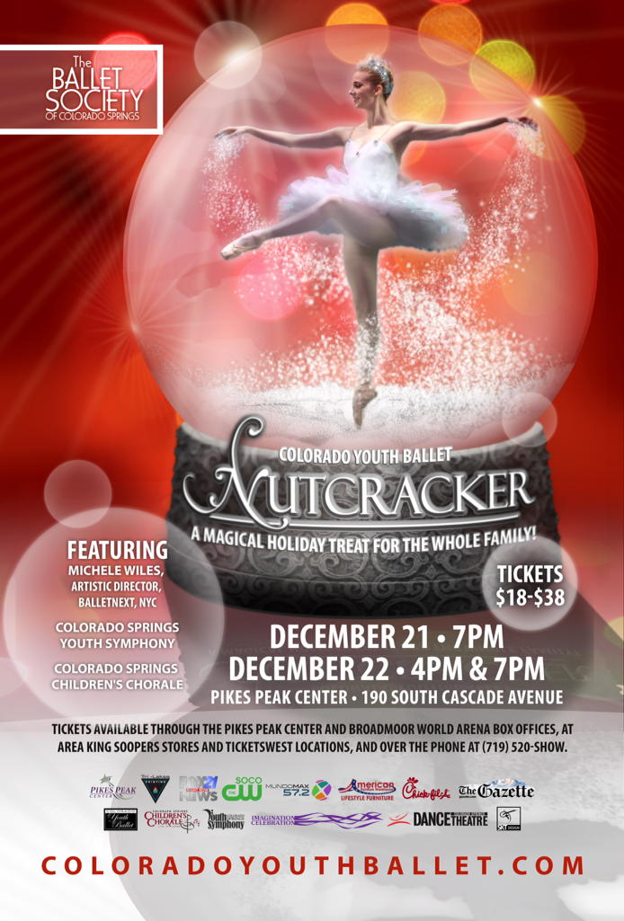 BalletSociety's tweet photo. Tickets on sale now! See #MicheleWiles and #JayDonn of #BalletNext @ the #PikesPeakCenter in #Colorado Springs! https://t.co/6IepFKojPs