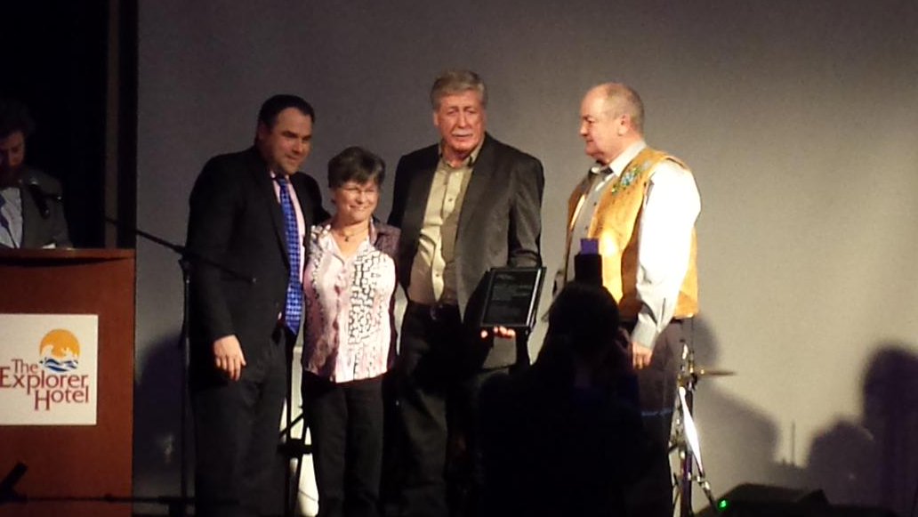 stronginterp's tweet photo. #NWTT2015 Mike Stilwell Lifetime Achievement Award.. Warren Wright #NORTHWRIGHTAIR. @spectacularNWT Congrats! https://t.co/n6banlKPwa