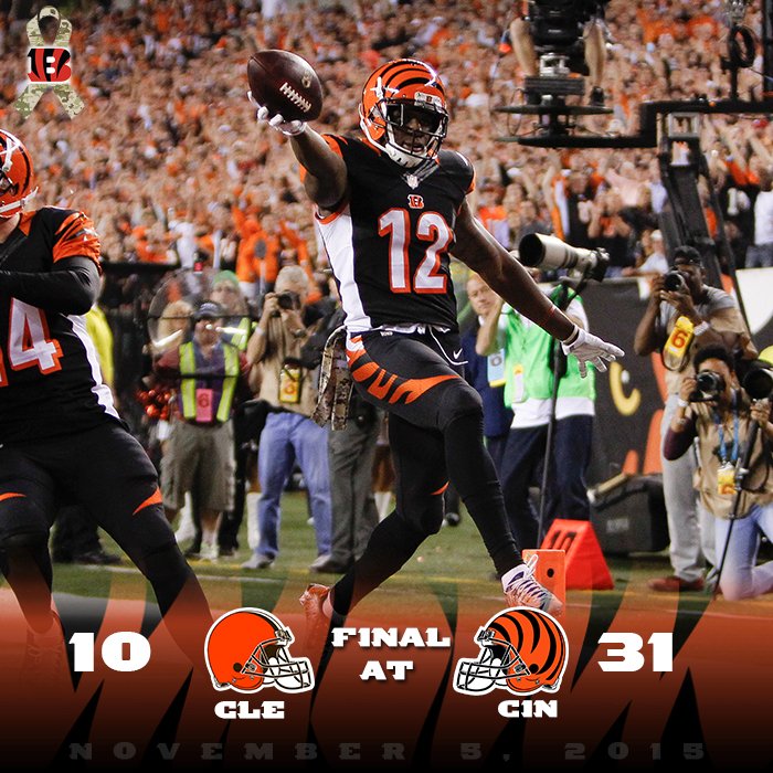 The battle is won.  #BattleOfOhio #CLEvsCIN #LetsRoar