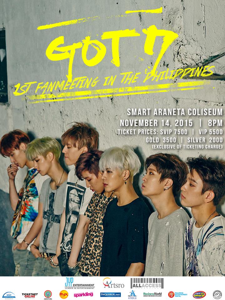 GOT7Philippines's tweet photo. #GOT7inPH2015 D-8!!!

Fans at any age can watch. Who's excited? :D :D https://t.co/1cWnamMF0S
